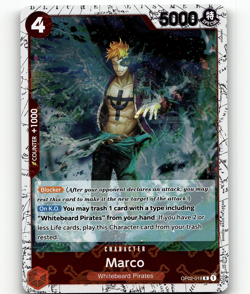 One Piece Card Game Marco (Jolly Roger Foil) - Premium Booster -The Best- - Image 1