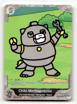 Godzilla Card Game Chibi Mechagodzilla (P) - G: Monsters Raid Again - Image 1