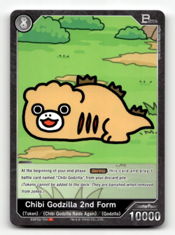 Godzilla Card Game Chibi Godzilla 2nd Form (T) - G: Monsters Raid Again - Image 1