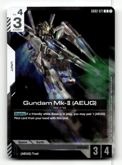 Gundam Card Game Gundam Mk-II (AEUG) (R) - Dual Impact - Image 1