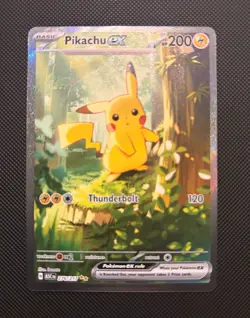 Pikachu ex - Ascended Heroes Special Illustration Rare Card 276/217 SIR NM/MINT - Image 2