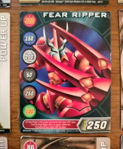 2006-2008 Bakugan Battle Brawlers Card Lot 14 Cards - Pyrus Fear Ripper & Metal - Image 3