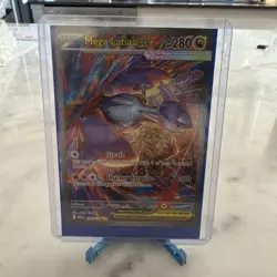 Pokemon TCG Mega Evolution Latias EX Special Illustration Rare Card 181/132 - Image 1