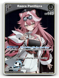 hololive OFFICIAL CARD GAME Raora Panthera (S) - Curious Universe - Image 1
