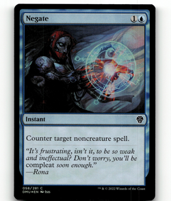 FOIL - MTG Dominaria United - Negate 58 - Image 1