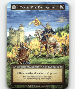 Sorcery: Contested Realm House Arn Bannerman - Beta - Exceptional - Image 1