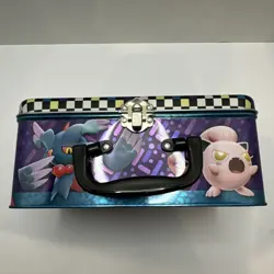 Pokemon Collector Chest - Back to School 2024 Lunch Box Tin Checkered - Image 2