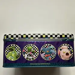 Pokemon Collector Chest - Back to School 2024 Lunch Box Tin Checkered - Image 4
