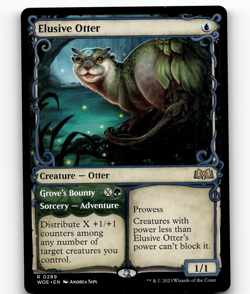 MTG Elusive Otter (Showcase) 289 - Wilds of Eldraine - Image 1