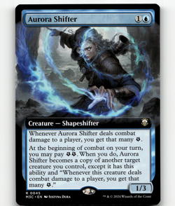 MTG Aurora Shifter (Extended Art) #45 - Commander: Modern Horizons 3 - Image 1