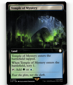 MTG Temple of Mystery (Extended Art) - Universes Beyond: Fallout - Image 1