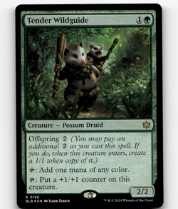 FOIL - MTG Tender Wildguide #196 - Bloomburrow - Image 1