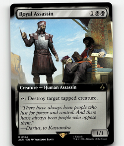 MTG Royal Assassin (Extended Art) #164 - Universes Beyond: Assassin's Creed - Image 1