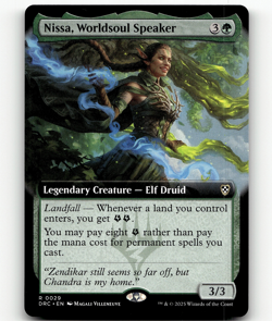 MTG Nissa, Worldsoul Speaker (Extended Art) #29 - Commander: Aetherdrift - Image 1
