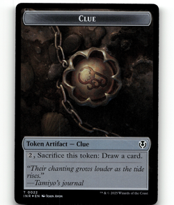 FOIL - MTG Blood Clue Double-Sided Token - Innistrad Remastered - Image 2