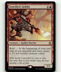 FOIL - MTG - Searslicer Goblin #93 - Foundations - Image 1