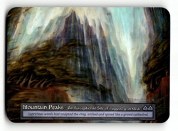 Sorcery: Contested Realm Mountain Peaks (Exceptional) - Gothic - Image 1