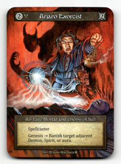 Sorcery: Contested Realm Arjaro Exorcist (Elite) - Gothic - Image 1