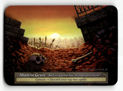 Sorcery: Contested Realm Shallow Grave (Exceptional) - Gothic - Image 1