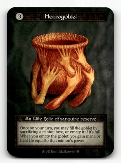 Sorcery: Contested Realm Hemogoblet (Elite) - Gothic - Image 1