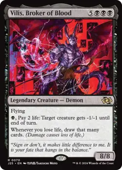 Vilis, Broker of Blood (Anime) [J25 - 70] - NM [Normal] TCG MTG - Image 1
