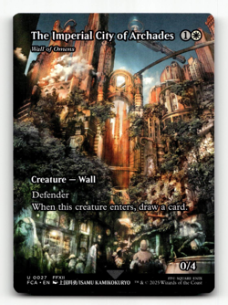 MTG - The Imperial City of Archades - Wall of Omens (Showcase) #27 FINAL FANTASY - Image 1