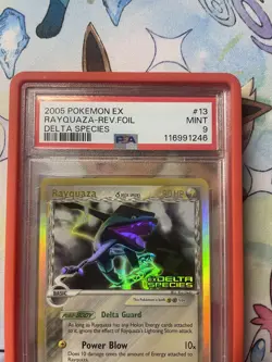 Pokemon Rayquaza EX Delta Species Reverse Holo Rare #13 PSA 9 Mint - Image 2