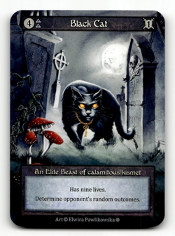 Sorcery: Contested Realm Black Cat (Elite) - Gothic - Image 1