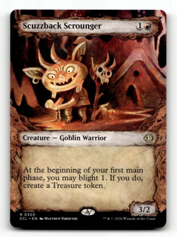 MTG - Scuzzback Scrounger (Showcase) #320 (R) - Lorwyn Eclipsed - Image 1