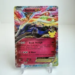 Pokemon TCG Xerneas EX Celebrations Holo Ultra Rare Card 97/146 - Image 1