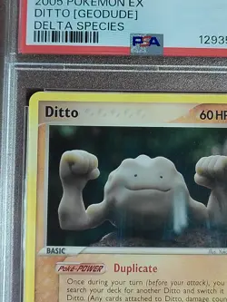 PSA 9 Ditto [Geodude] #62 Delta Species Regular Pokemon Card - Image 3