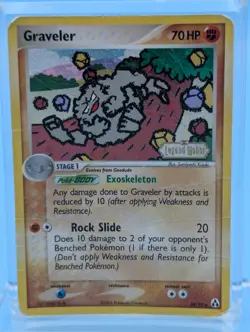 Graveler 34/92 Reverse Holo - Uncommon - Pokemon EX Legend Maker - D - See Video - Image 1