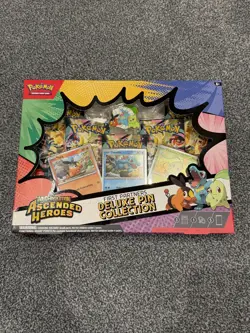 Pokemon TCG Ascended Heroes First Partners Deluxe Pin Collection New Sealed Fast - Image 1