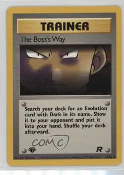 The Boss's Way 1st Ed. Pokemon Team Rocket #73 2000 - Image 1