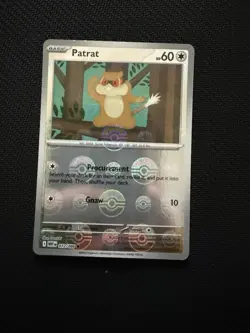 Pokemon TCG Patrat 072/086 SV White Flare PokeBall Pattern Holo - Image 1