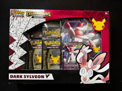 Pokemon Celebrations 25th Anniversary Dark Sylveon V Collection Box Sealed - Image 1