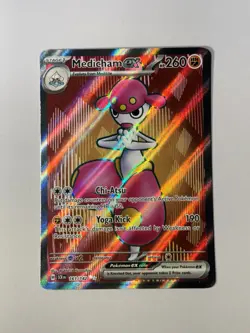 Medicham ex 161/142- NM- Stellar Crown- Holo -Pokemon TCG - Image 3