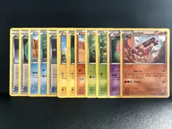 Pokemon 2011 Black & White Base Set Common Lot x12 LP Blitzle Oshawott Musharna - Image 1