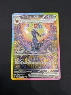 Umbreon ex 161 Pokemon Prismatic Evolutions Special Illustration Rare Mint!! - Image 1