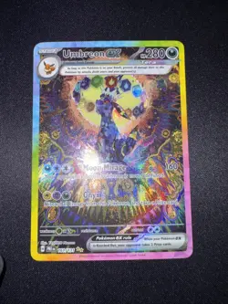 Umbreon ex 161 Pokemon Prismatic Evolutions Special Illustration Rare Mint!! - Image 2