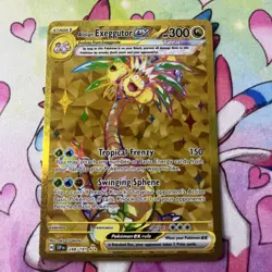 Pokemon TCG Alolan Exeggutor EX (248/191) Hyper Rare Full Art Surging Sparks NM - Image 1