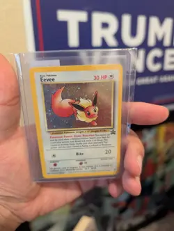 EEvee #11 Promo Black Star Vintage WOTC Pokemon TCG Z - Image 1