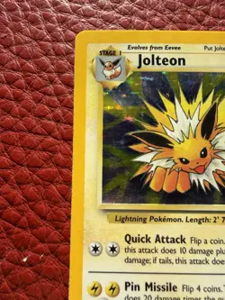 Jolteon 4/64 1999 Pokemon Jungle Holo WOTC Vintage Holo Rare MP - Image 3