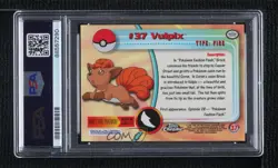 Vulpix Topps Chrome Pokemon TV Animation Edition PSA 9 MINT 2000 - Image 2