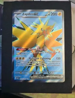 NM - Pokemon 151 Zapdos Ex Full Art 192/165 - Image 1