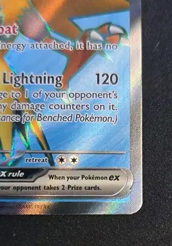 NM - Pokemon 151 Zapdos Ex Full Art 192/165 - Image 5