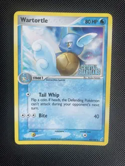 Pokemon TCG Wartortle EX Crystal Guardians 43/100 Reverse Holo Uncommon NM+ - Image 1
