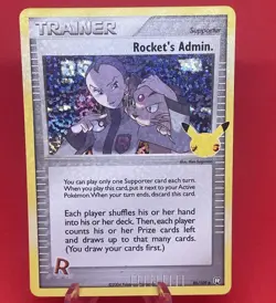 Rocket's Admin Holo 25th Anniversary Celebrations 86/109 Pokemon! - Image 1