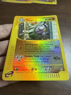 Pokemon Donphan 7/147 Aquapolis Reverse Holo Rare E-Reader - Image 2