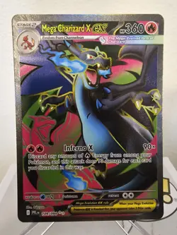 Mega Charizard X ex Full Art Ultra Rare 109/094 Pokemon Phantasmal Flames - Image 2